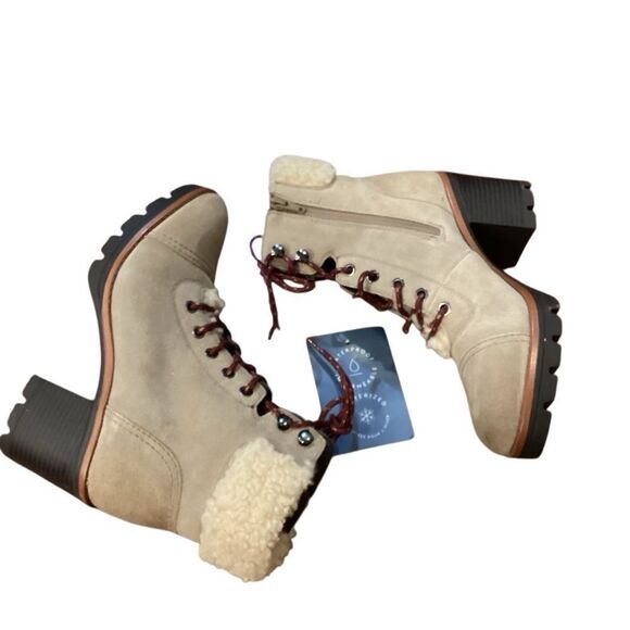 NWT Naturalizer Women's Varuna 2 Waterproof Booties Oatmeal Suede Size 7.5 - Picture 12 of 14